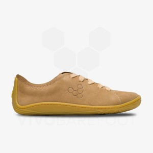 Beige Brown Women's Vivobarefoot Addis Lifestyle Shoes | IN300YF