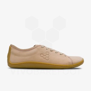 Beige Women's Vivobarefoot Addis Lifestyle Shoes | IN298AS