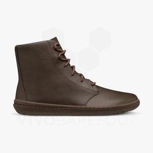 Coffee Women's Vivobarefoot Gobi HI IV Lifestyle Shoes | IN322CP