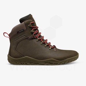 Coffee Women's Vivobarefoot Tracker II FG Hiking Shoes | IN200UK