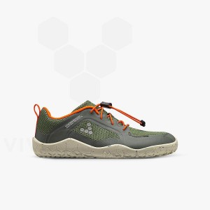 Green Kids' Vivobarefoot Primus Trail II FG Shoes | IN416MM