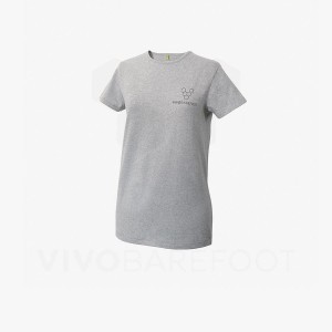 Grey Women's Vivobarefoot Rapanui Sport T Shirts | IN348CP