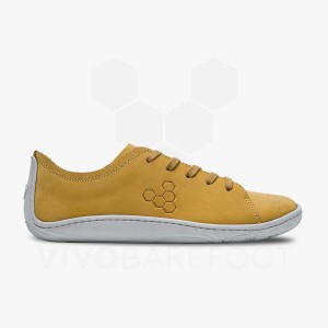 Mustard Women's Vivobarefoot Addis Lifestyle Shoes | IN301XG