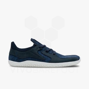 Navy Men's Vivobarefoot Primus Asana Lifestyle Shoes | IN133JE