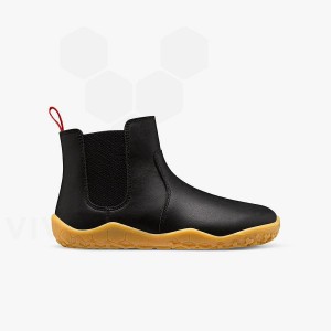 Obsidian Kids' Vivobarefoot Fulham II Shoes | IN420IR