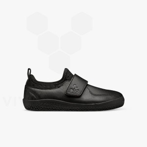 Obsidian Kids' Vivobarefoot Primus School II Shoes | IN418KW