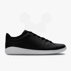 Obsidian Men's Vivobarefoot Geo Court III Lifestyle Shoes | IN123TL