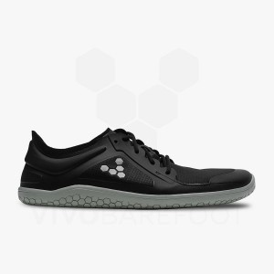 Obsidian Men's Vivobarefoot Primus Lite All Weather Training Shoes | IN110GY