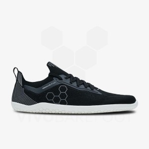 Obsidian Men's Vivobarefoot Primus Lite Knit Training Shoes | IN094WH