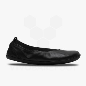 Obsidian Women's Vivobarefoot Opanka Ballerina Lifestyle Shoes | IN317HT