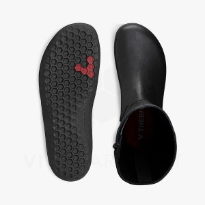 Obsidian Women's Vivobarefoot Ryder II Lifestyle Shoes | IN323BA