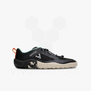 Obsidian / Grey Kids' Vivobarefoot Primus Trail II FG Juniors Shoes | IN357TL