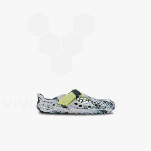 Obsidian / White Kids' Vivobarefoot Ultra Bloom Preschool Shoes | IN389NN