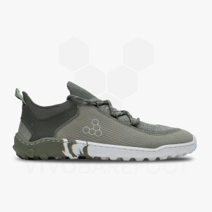 Olive Women's Vivobarefoot Tracker Decon Low FG2 Mens Hiking Shoes | IN206OB