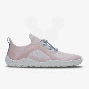 Pink Women's Vivobarefoot Primus Trail Knit FG Hiking Shoes | IN183LQ