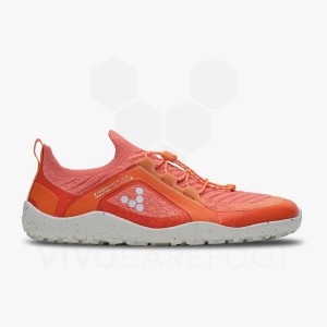 Red Men's Vivobarefoot Primus Trail Knit FG Training Shoes | IN108IR