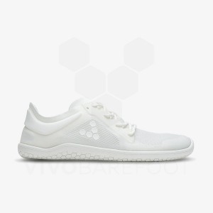 White Men's Vivobarefoot Primus Lite III Training Shoes | IN091ZD